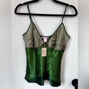 NWT Gold Hawk 100% Silk Cami